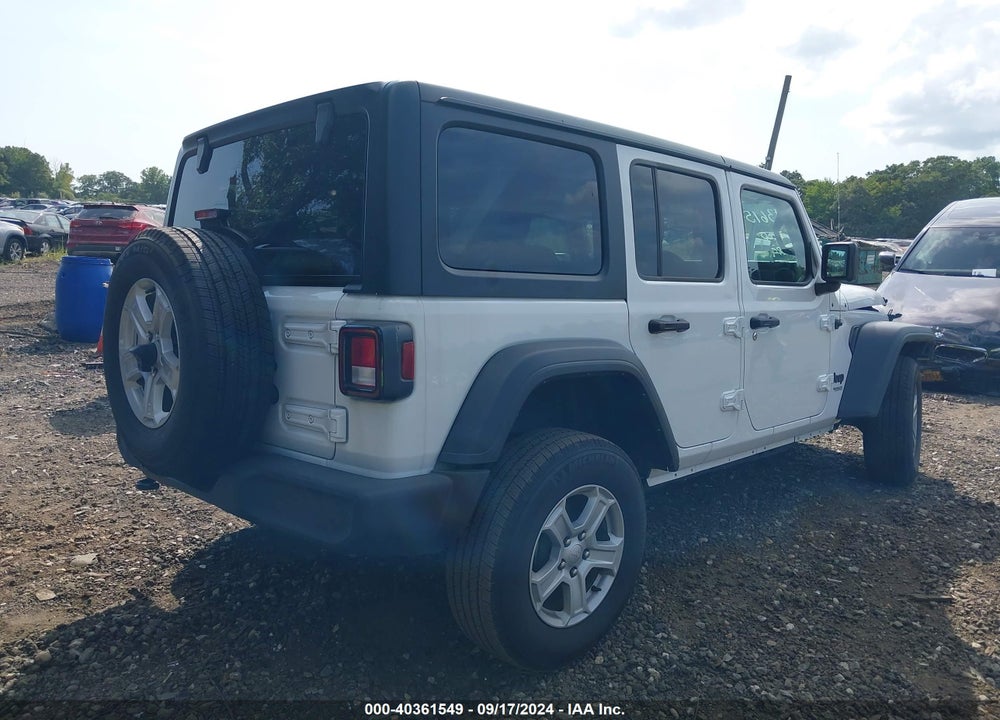 2022 JEEP WRANGLER UNLIMITED SPORT S 4X4 VIN: 1C4HJXDGXNW122692