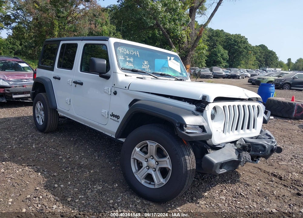 2022 JEEP WRANGLER UNLIMITED SPORT S 4X4 VIN: 1C4HJXDGXNW122692