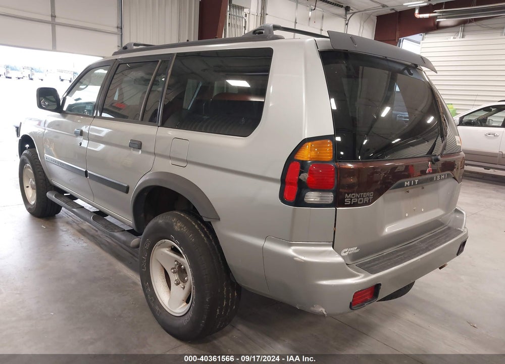 2000 MITSUBISHI MONTERO SPORT LS/XLS VIN: JA4MT31H4YP806130