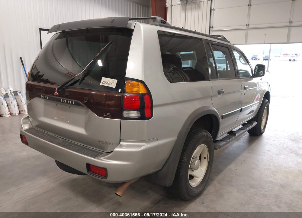 2000 MITSUBISHI MONTERO SPORT LS/XLS VIN: JA4MT31H4YP806130