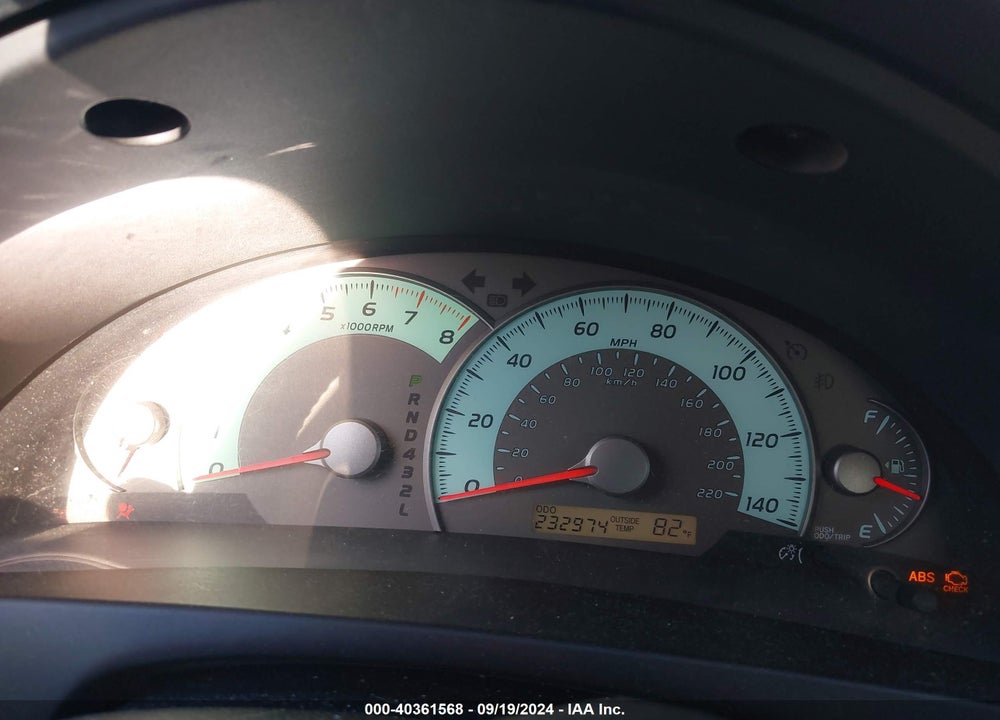 2009 TOYOTA CAMRY SE/LE/XLE VIN: 4T1BE46K19U872747
