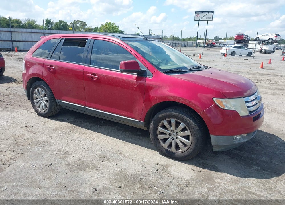 2007 FORD EDGE SEL PLUS VIN: 2FMDK39CX7BA94273