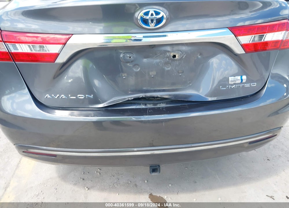 2015 TOYOTA AVALON HYBRID LIMITED VIN: 4T1BD1EB8FU042054