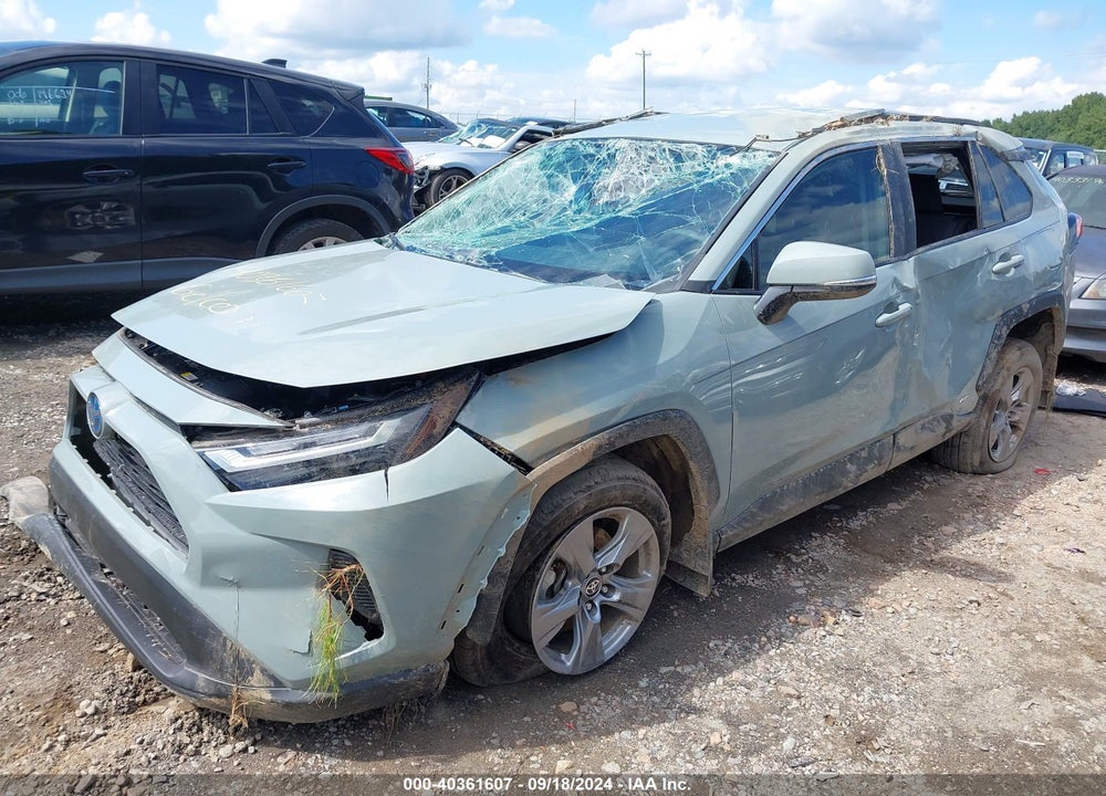2022 TOYOTA RAV4 HYBRID XLE VIN: 4T3RWRFV3NU077753