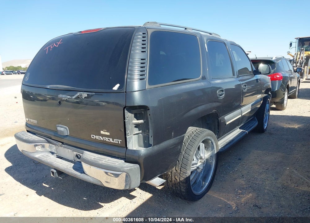 2003 CHEVROLET TAHOE LS VIN: 1GNEC13Z53R204619