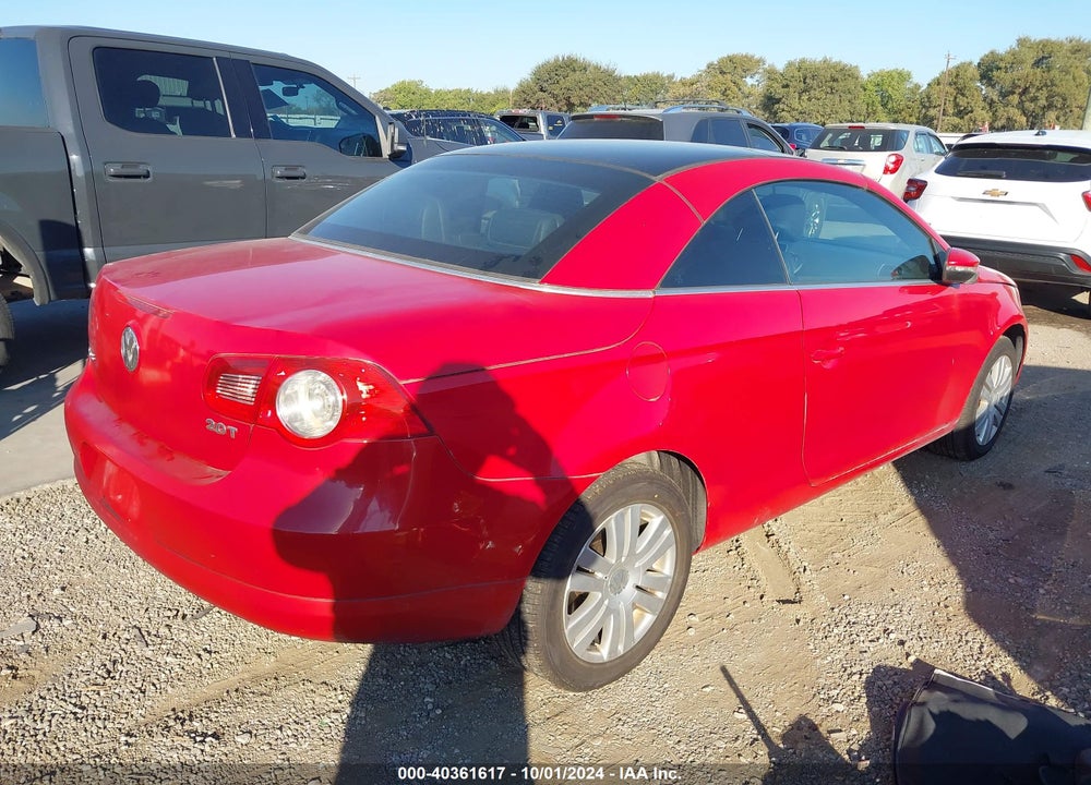 2010 VOLKSWAGEN EOS KOMFORT VIN: WVWAA7AH8AV019186