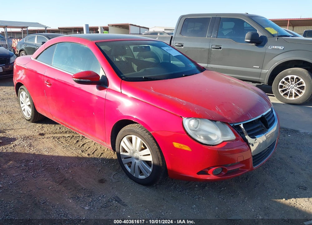 2010 VOLKSWAGEN EOS KOMFORT VIN: WVWAA7AH8AV019186