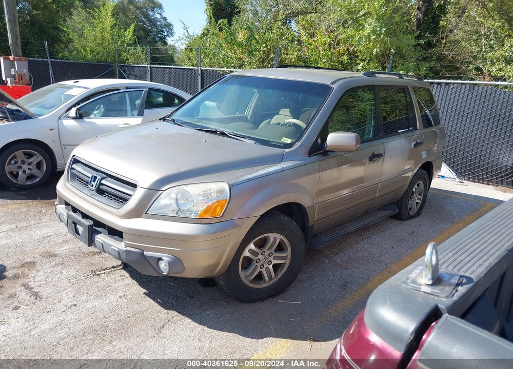 2004 HONDA PILOT EX VIN: 2HKYF184X4H541256