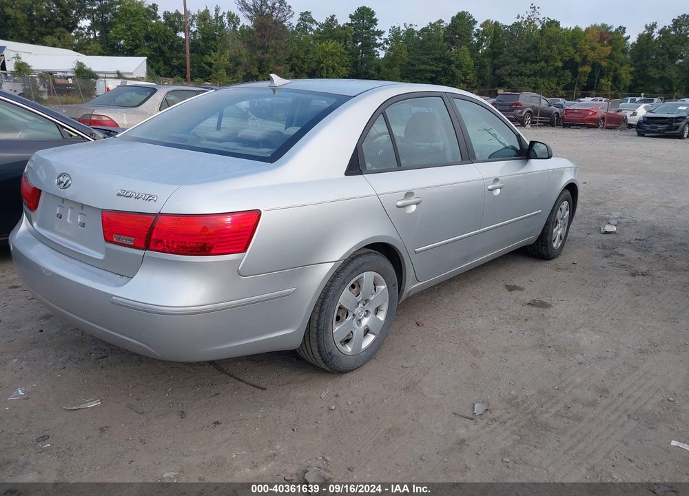 2009 HYUNDAI SONATA GLS VIN: 5NPET46C99H506948