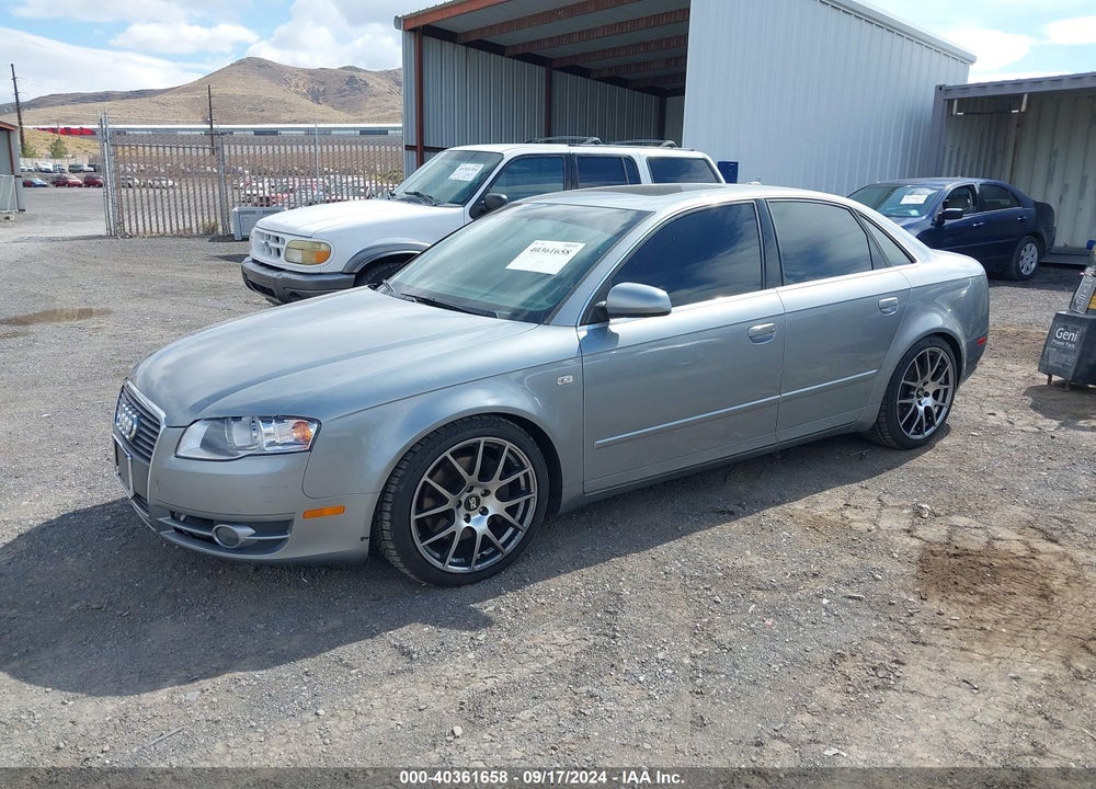 2007 AUDI A4 2.0T VIN: WAUDF78E57A190517