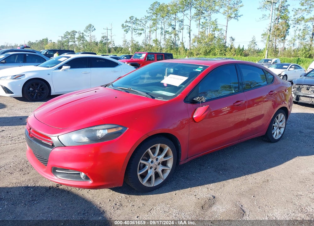 2013 DODGE DART RALLYE VIN: 1C3CDFBA6DD107650