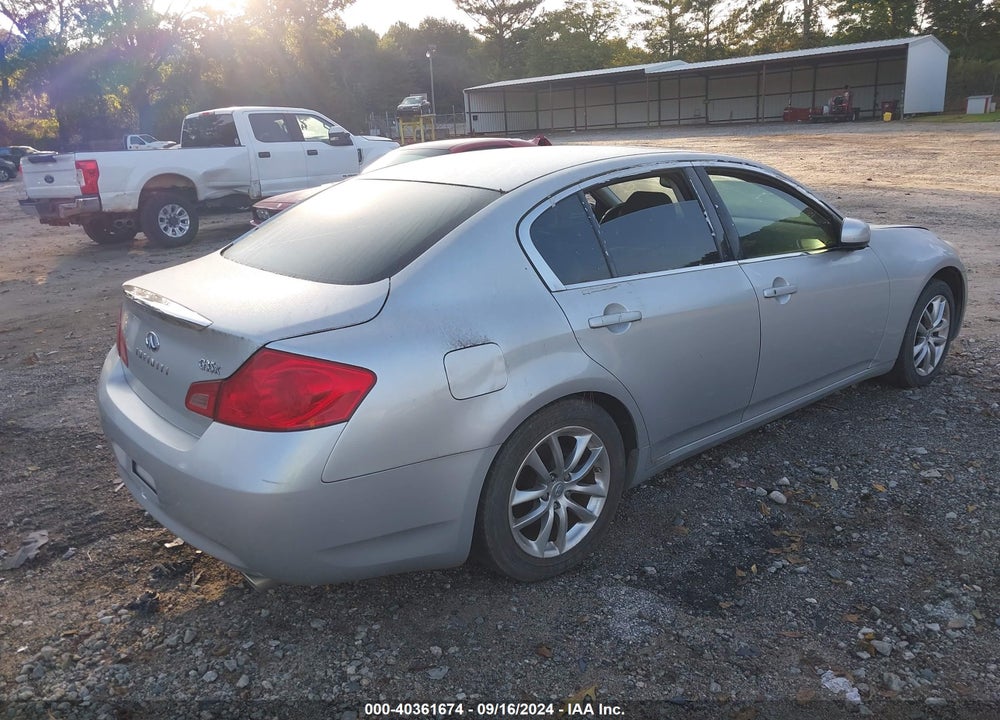 2007 INFINITI G35X VIN: JNKBV61F77M801235