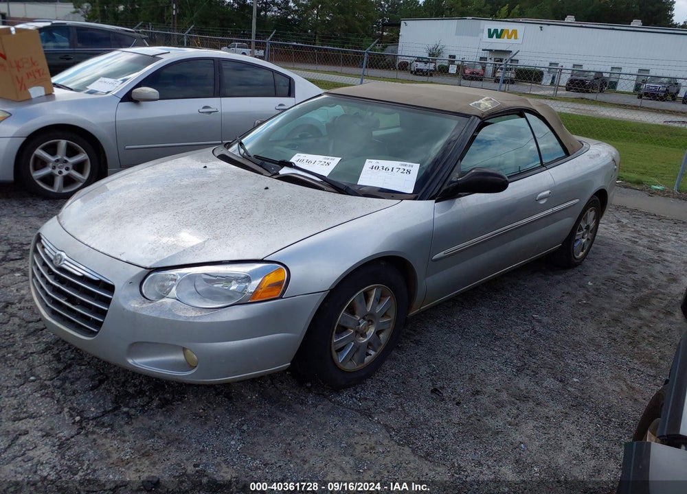 2004 CHRYSLER SEBRING LIMITED VIN: 1C3EL65R54N150447