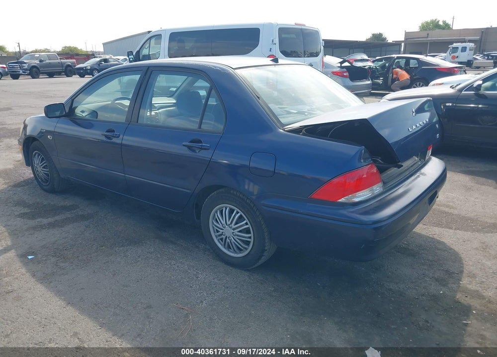 2003 MITSUBISHI LANCER ES VIN: JA3AJ26E53U058746