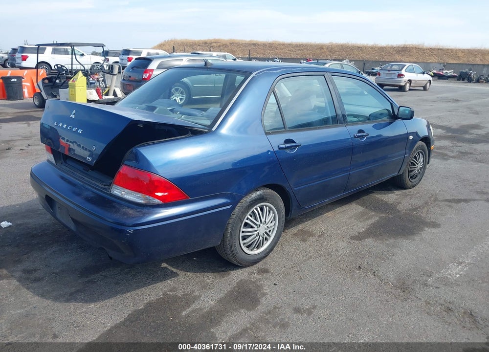 2003 MITSUBISHI LANCER ES VIN: JA3AJ26E53U058746