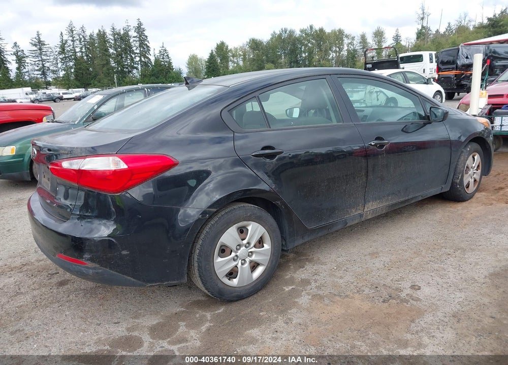 2015 KIA FORTE LX VIN: KNAFK4A69F5290567