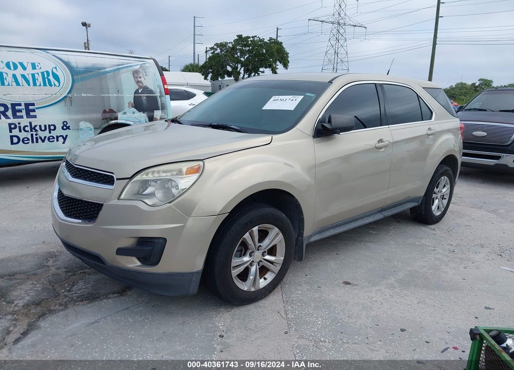 2011 CHEVROLET EQUINOX LS VIN: 2GNALBEC2B1202427