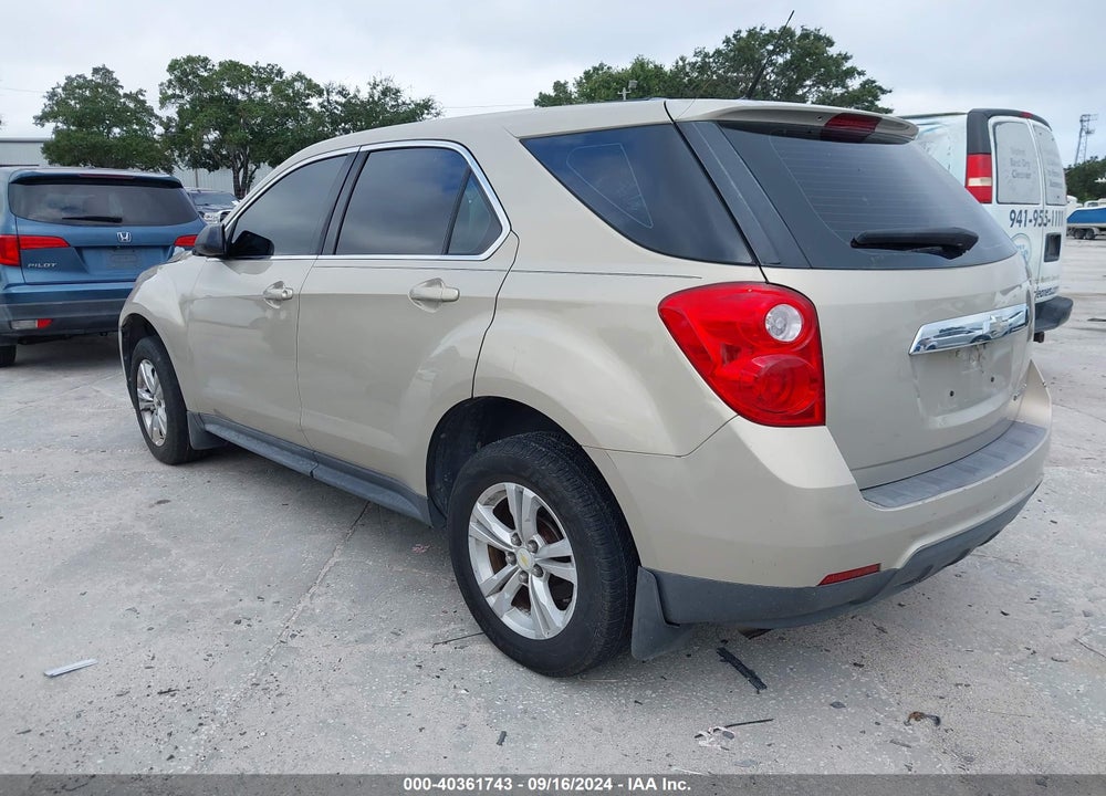 2011 CHEVROLET EQUINOX LS VIN: 2GNALBEC2B1202427