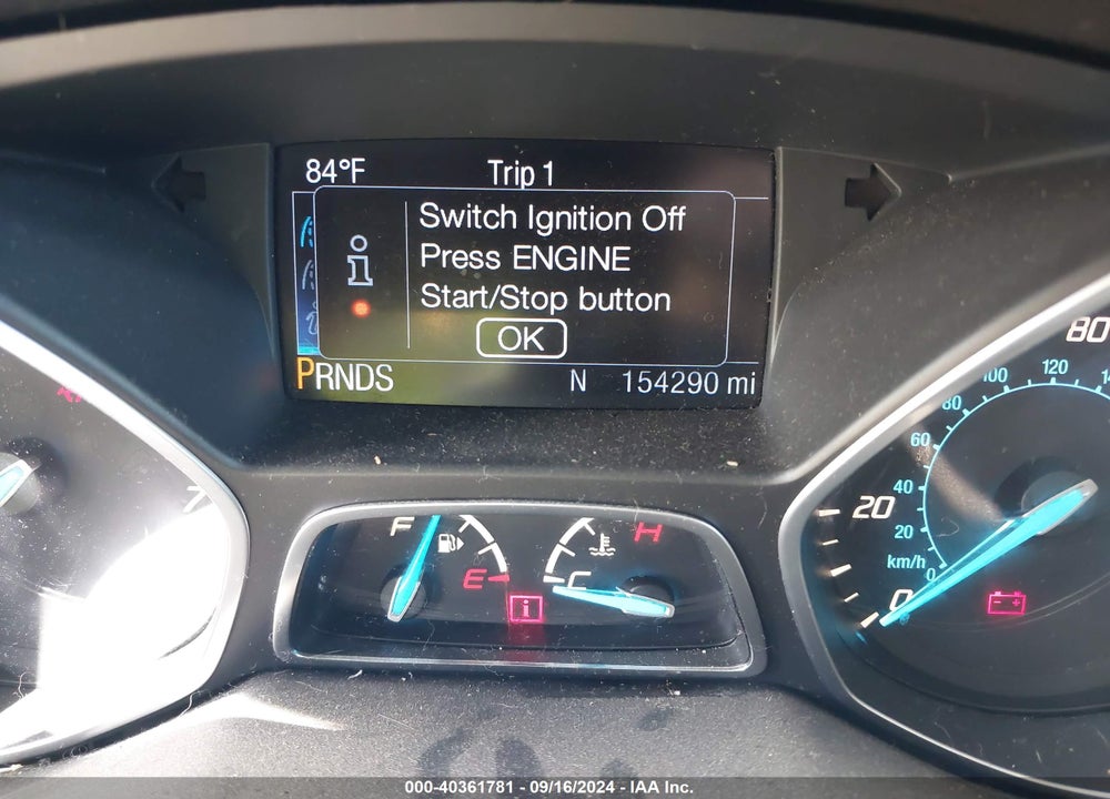 2016 FORD ESCAPE TITANIUM VIN: 1FMCU9J91GUB57957