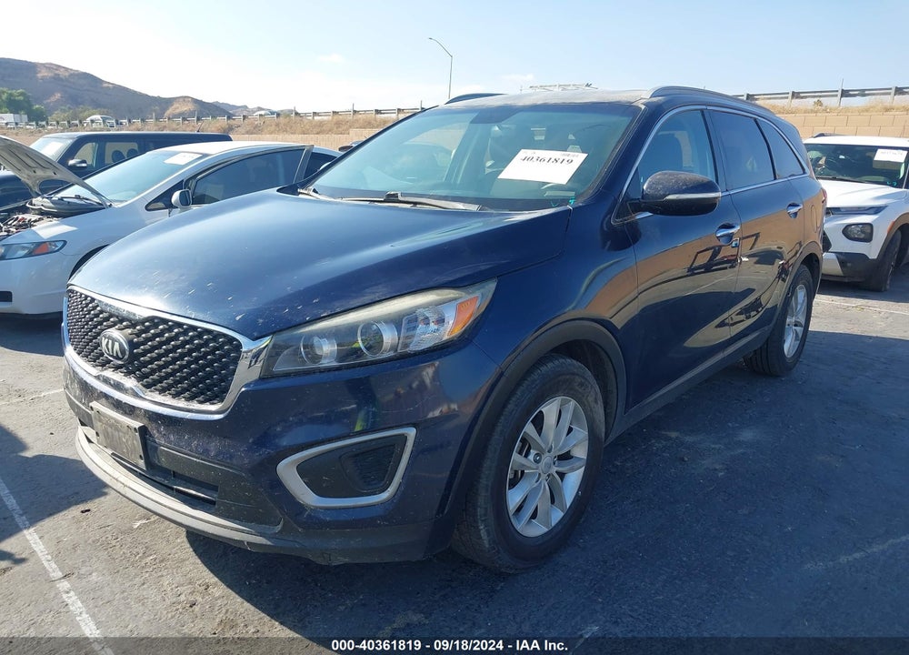 2016 KIA SORENTO 3.3L LX VIN: 5XYPG4A5XGG012186