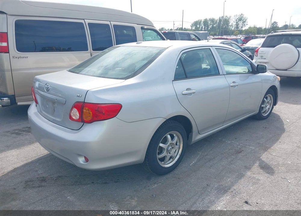 2009 TOYOTA COROLLA LE VIN: 1NXBU40E19Z152547