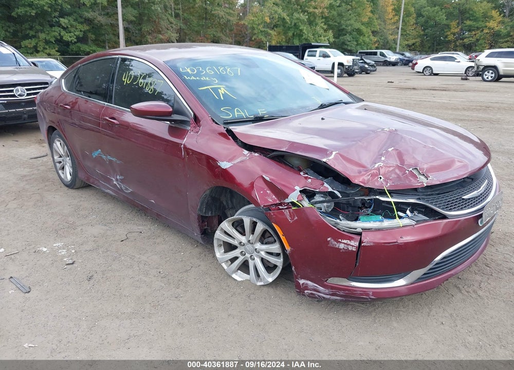2015 CHRYSLER 200 LIMITED VIN: 1C3CCCAB9FN670765