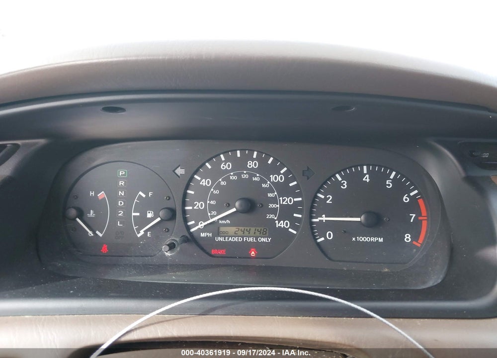 1999 TOYOTA CAMRY LE VIN: 4T1BG22K5XU409463