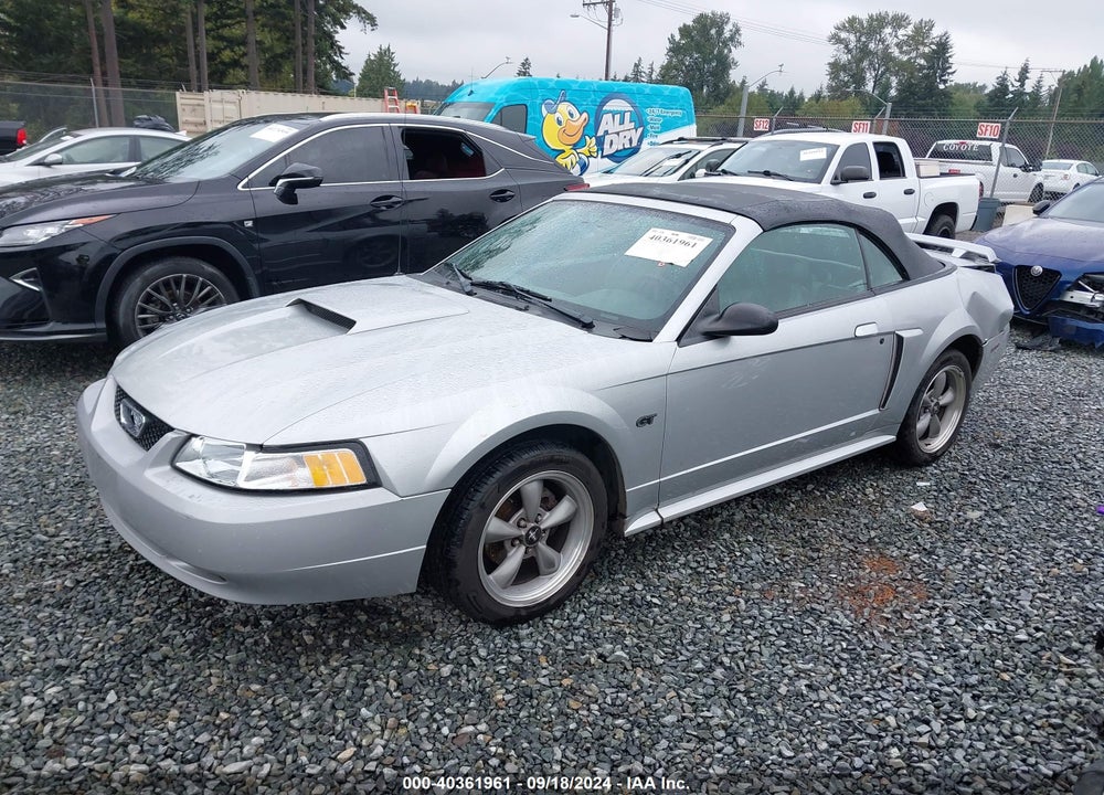 2001 FORD MUSTANG GT VIN: 1FAFP45X11F169998