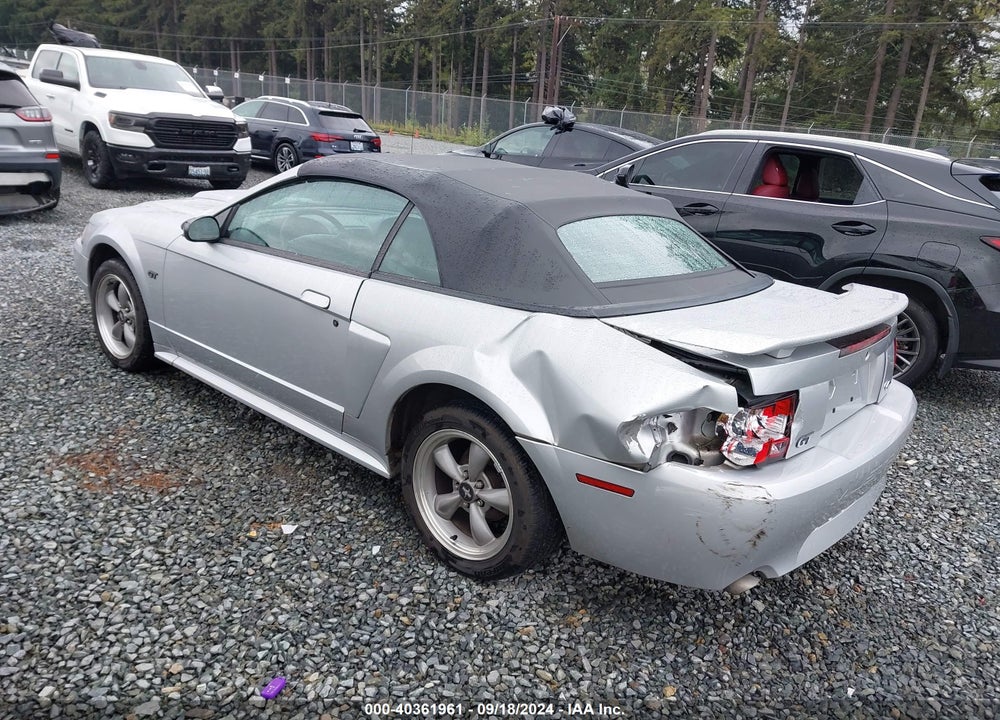 2001 FORD MUSTANG GT VIN: 1FAFP45X11F169998