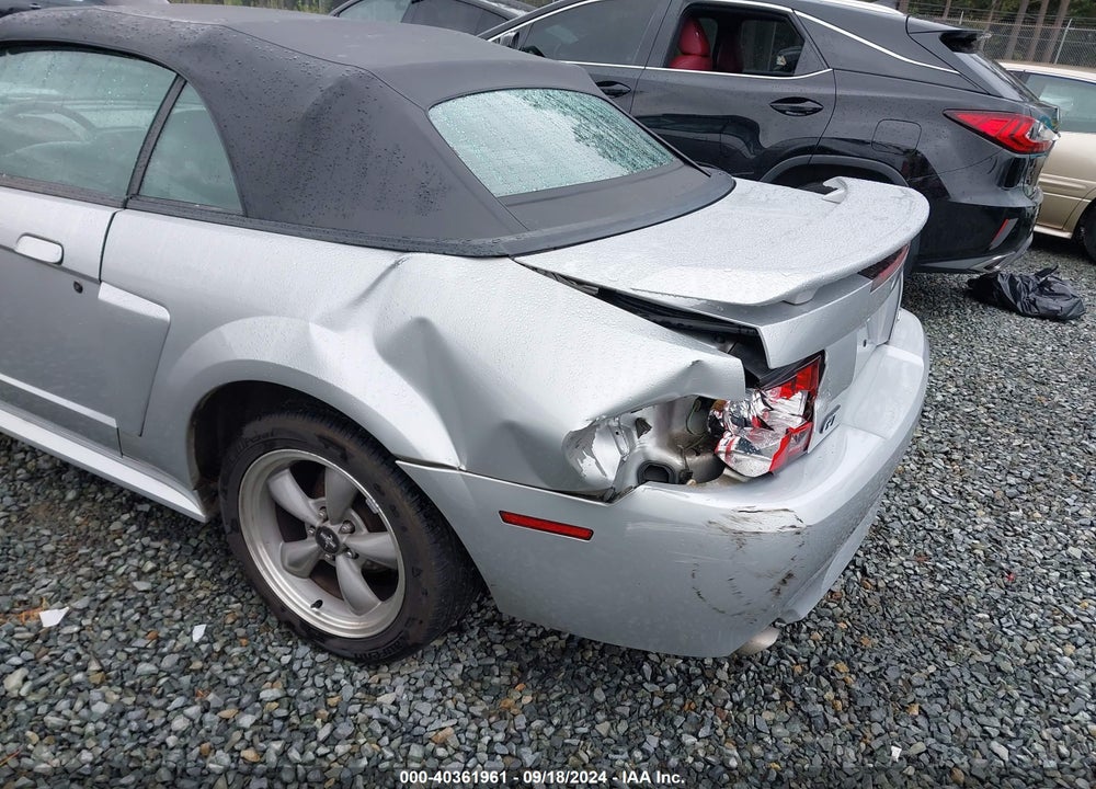 2001 FORD MUSTANG GT VIN: 1FAFP45X11F169998