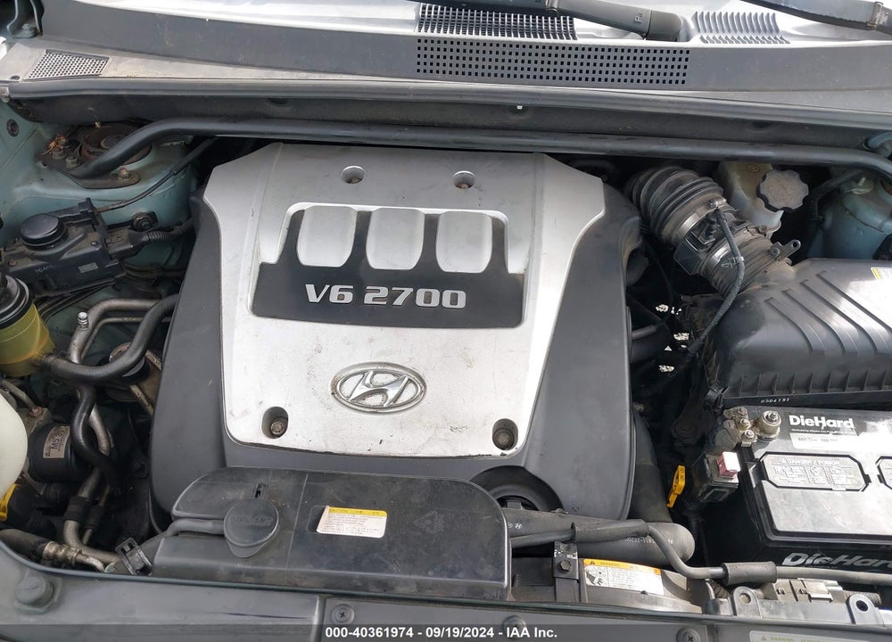 2005 HYUNDAI TUCSON GLS/LX VIN: KM8JN72D25U187624