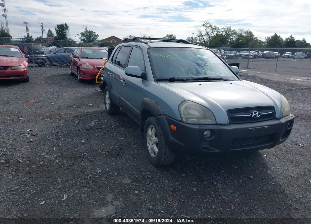 2005 HYUNDAI TUCSON GLS/LX VIN: KM8JN72D25U187624