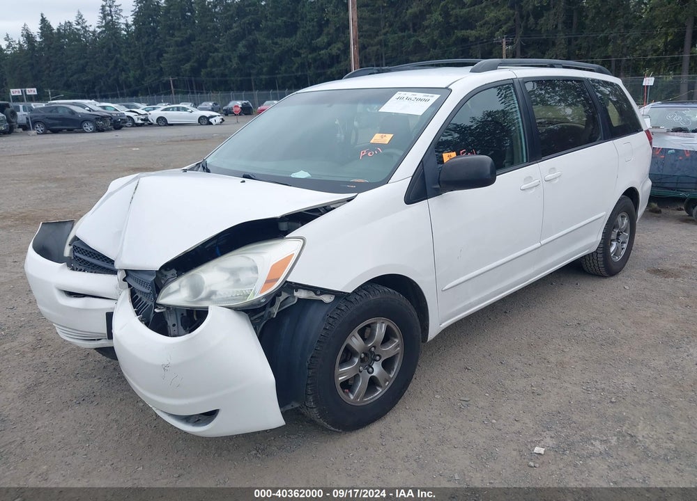 2005 TOYOTA SIENNA CE VIN: 5TDZA23C95S343772
