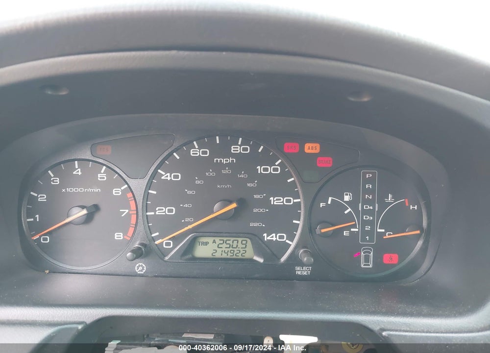 2000 HONDA ODYSSEY EX VIN: 2HKRL1868YH539283