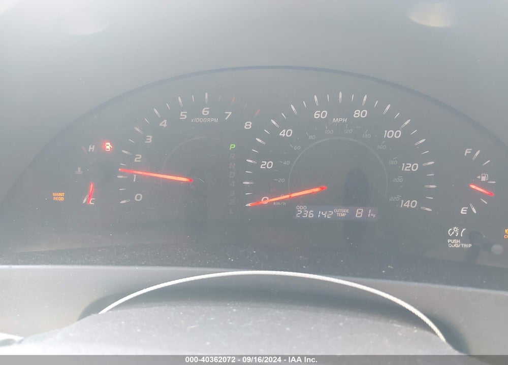 2007 TOYOTA CAMRY LE VIN: JTNBE46K873075947
