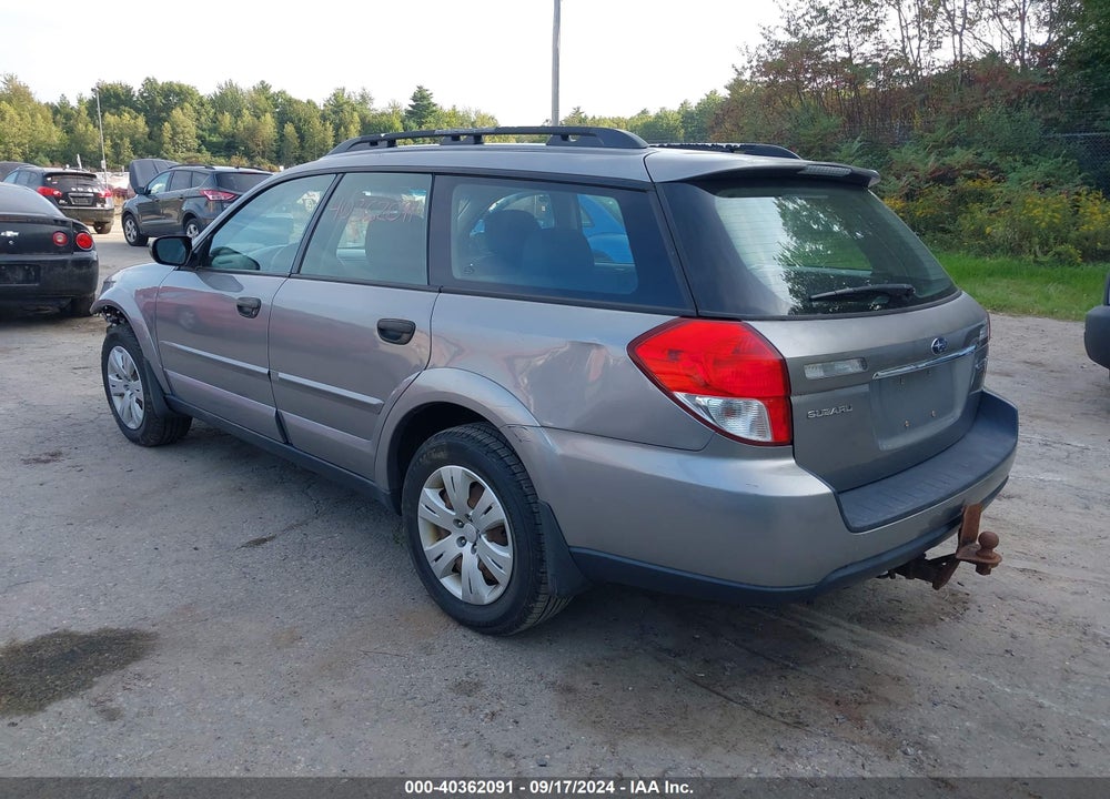 2008 SUBARU OUTBACK VIN: 4S4BP60C987353742