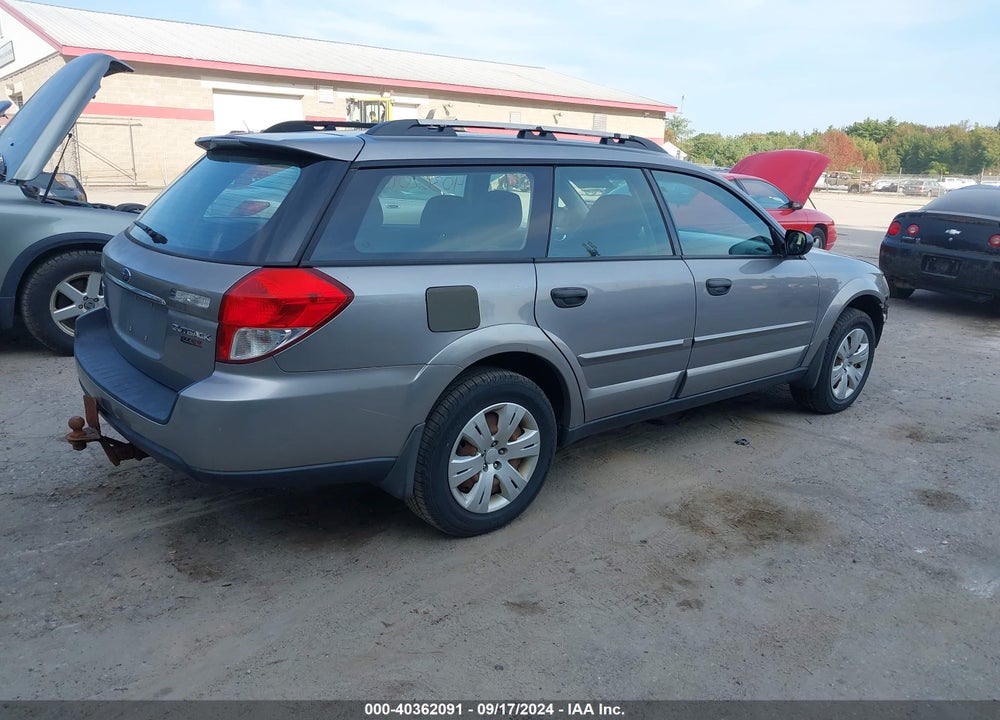 2008 SUBARU OUTBACK VIN: 4S4BP60C987353742