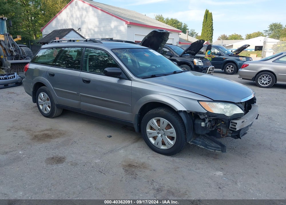 2008 SUBARU OUTBACK VIN: 4S4BP60C987353742