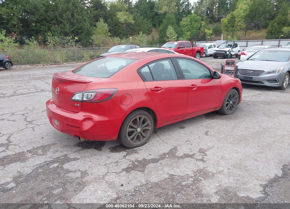 2011 MAZDA 3 S GRAND TOURING VIN: JM1BL1W56B1409240