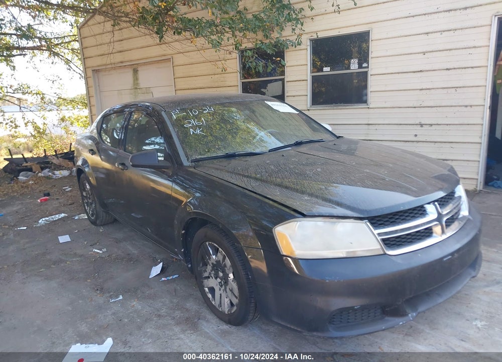 2013 DODGE AVENGER SE VIN: 1C3CDZAB6DN610701