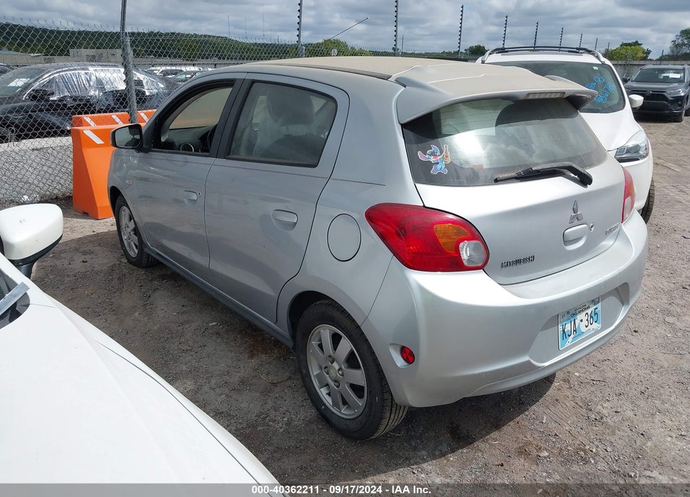 2014 MITSUBISHI MIRAGE ES VIN: ML32A4HJ0EH022313