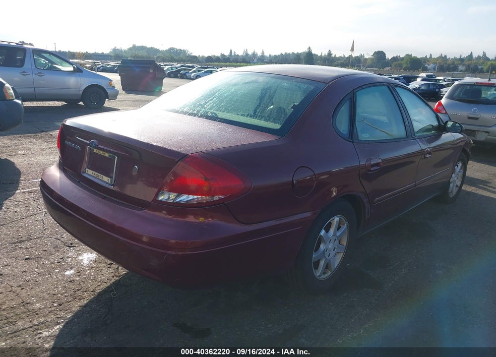 2006 FORD TAURUS SEL VIN: 1FAFP56U86A132820