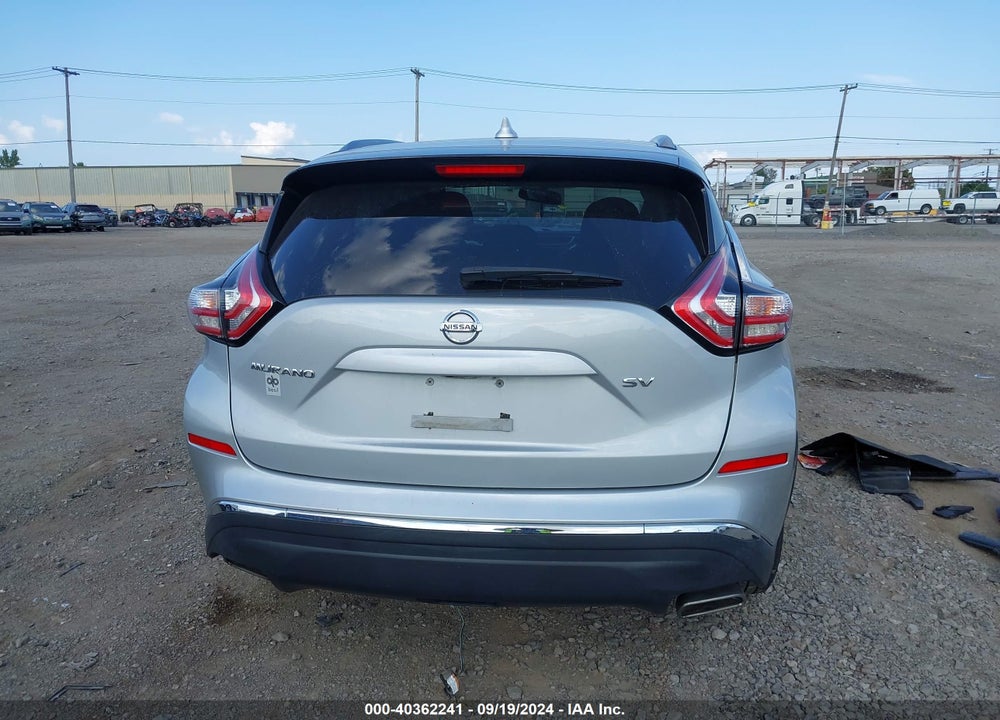 2018 NISSAN MURANO SV VIN: 5N1AZ2MG4JN118775