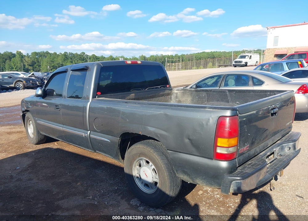 2001 GMC SIERRA 1500 SLE VIN: 2GTEC19V511210777