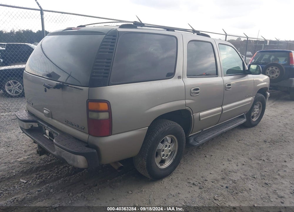 2001 CHEVROLET TAHOE LT VIN: 1GNEC13T61J141246