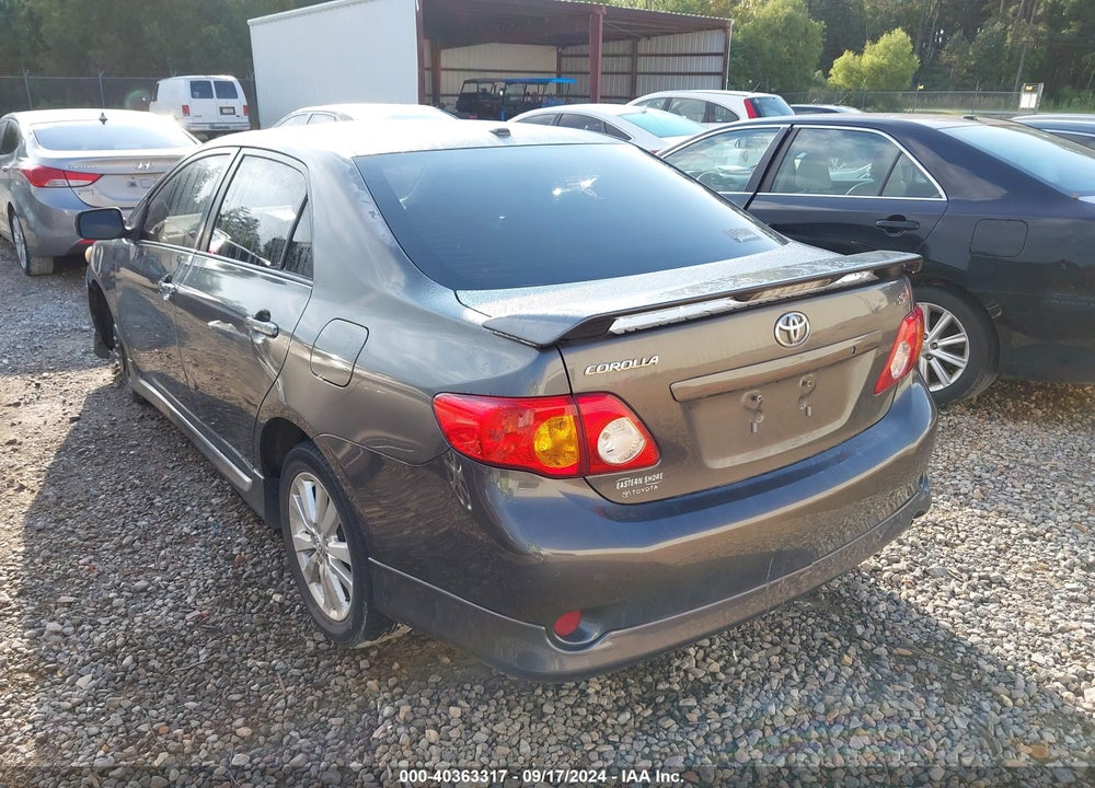 2010 TOYOTA COROLLA S VIN: 2T1BU4EE3AC498954