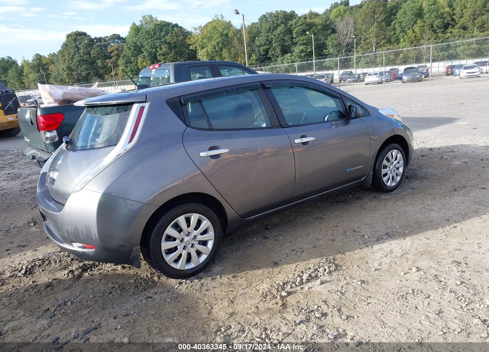 2016 NISSAN LEAF S VIN: 1N4AZ0CP6GC307383