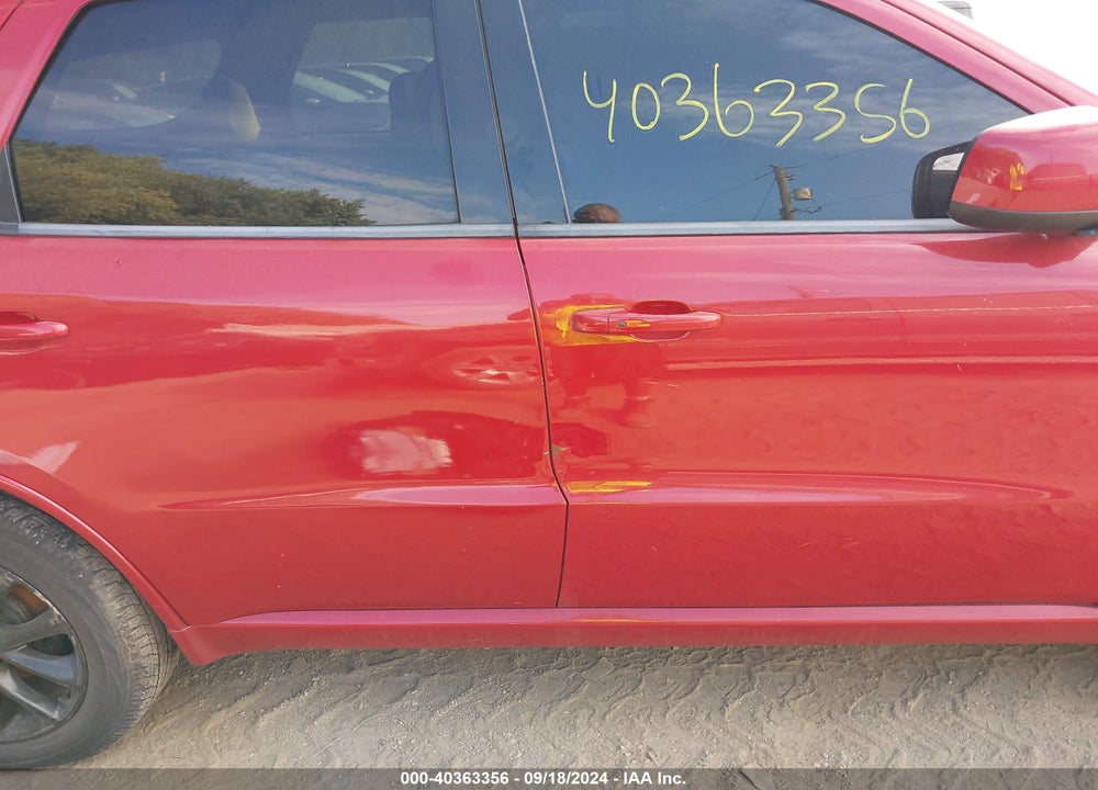2014 DODGE DURANGO SXT VIN: 1C4RDJAG0EC394442
