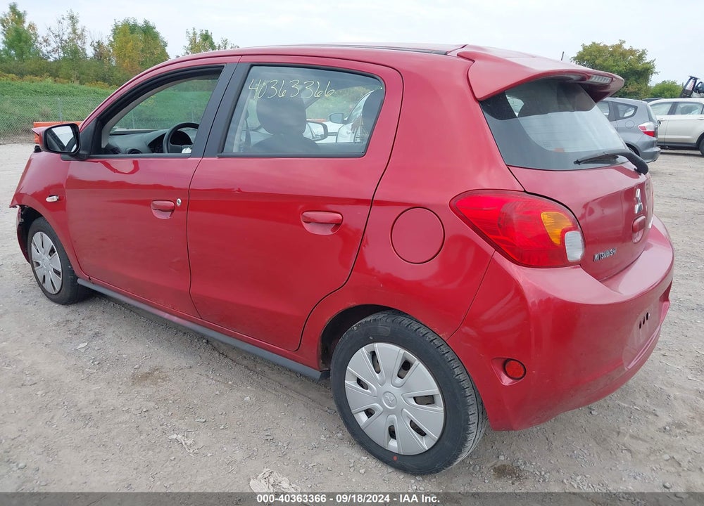 2014 MITSUBISHI MIRAGE DE VIN: ML32A3HJ9EH007772