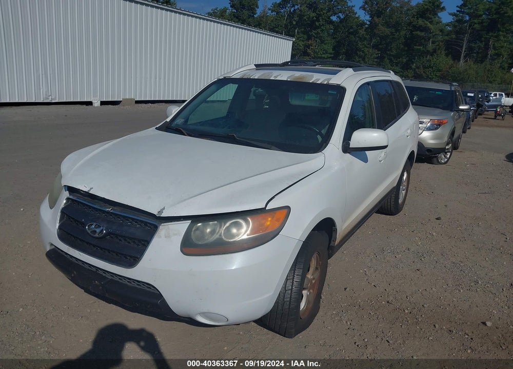 2007 HYUNDAI SANTA FE GLS VIN: 5NMSG73D27H035273
